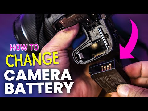 How To Change the Camera Battery of a DSLR or Mirrorless Camera | Canon RP