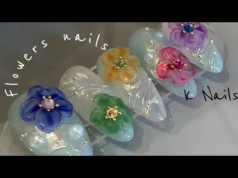 Clear Clay Gel Antique Flower Brooch Nail