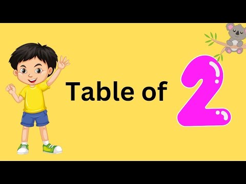 Table of 2 #tableof2 #2timestable #2table #tables #learntable #learntables #tablesforkids