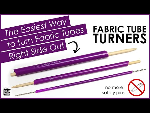 The Easiest Way to turn Fabric Tube Inside Out - Fabric Tube Turners