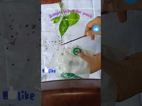 Packet seal 🔓#shortsfeed #shortvideo #shorts #tips #sealing #trending #harikahomemakes