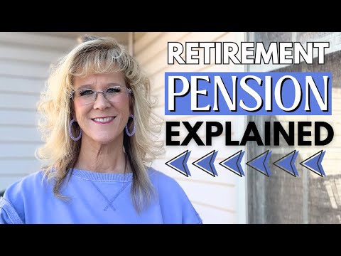 What does it mean to retire on a pension?