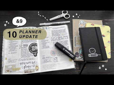 September & October 2024 Planner Update | Hobonichi Cousin, Reading Journal, Pocket Bullet Journal