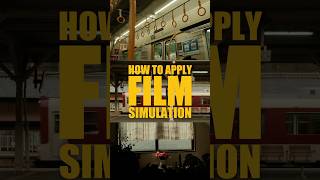 How to apply film simulation recipe