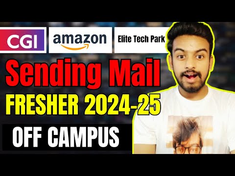 Elite Tech Park, CGI, Amazon Biggest Hiring Process Started | OFF Campus Drive For 2025, 2024 Batch