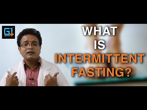 What is intermittent fasting and how does it help in losing weight?