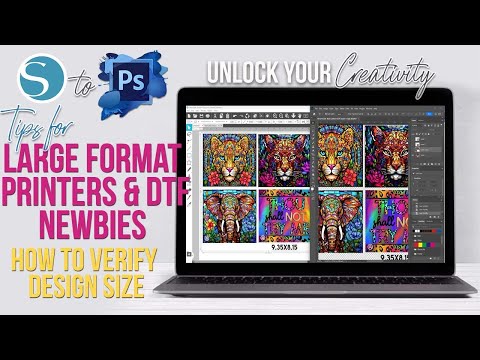 Silhouette Studio to Photoshop for Beginners| How to Verify Design Size