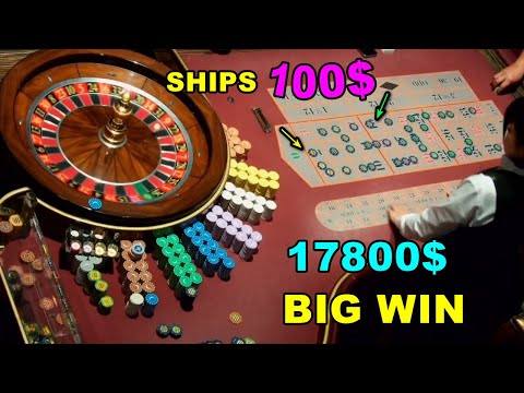 BIG BET SHIPS 100$ in TABLE ROULETTE BIG WIN 17800$ BET HIGH RISK EXCLUSIVE 🎰✔️2024-12-11