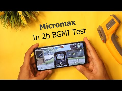 Micromax In 2B BGMI Test, Gaming & Heating Test | Best phone Under 8000