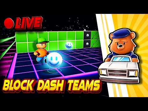 🔴 Block Dash Teams LIVE🔥| EU Server🌍 | Stumble Guys🥊| #stumbleguys #blockdash