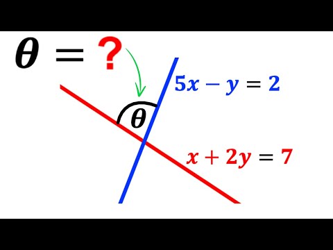 Can you calculate the angle Theta? | (Vector Approach) | #math #maths | #geometry