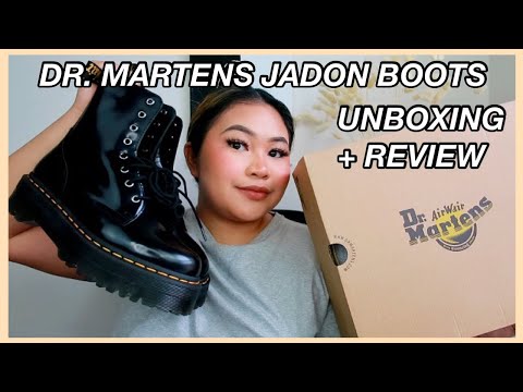 DOC MARTENS JADON BOOTS UNBOXING + TRY ON 2021