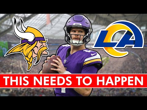 Vikings NEED To Make THESE CHANGES Before The Rams Game!