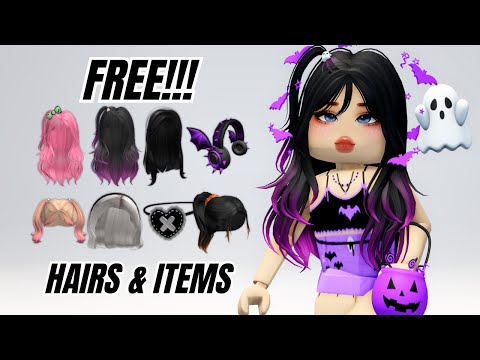 HURRY! 10 Free Halloween Hairs & Items to Get on Roblox 2024