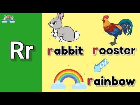 Letter Rr and its Sound | Learn to Write the Letter Rr | Objects Beginning with the Letter Rr