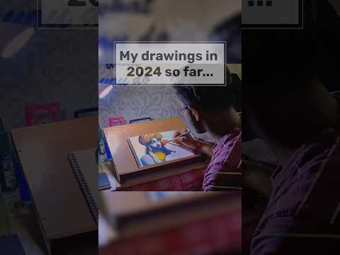 My drawings in 2024 so far... #artshorts #2024shorts #drawing