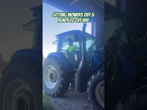 It’s that time of year! Ready the Mowers #shortsvideo #farming #agriculture