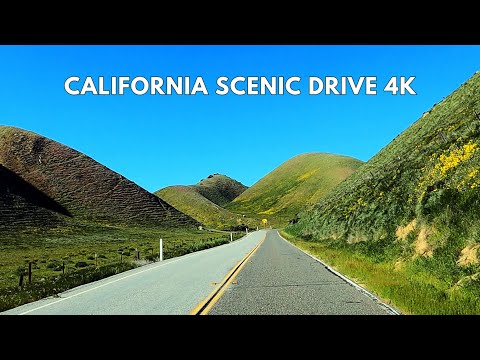 California Highway 58 Scenic Drive | Temblor Range 4K Drive Through