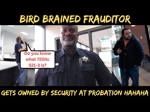 Bird Brained Frauditor Rockford Press Gets Clowned By Probation Security HAHAHA