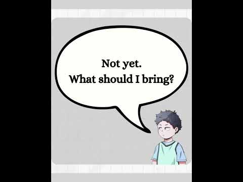 What should I bring? #dailyenglishspeaking #englishgrammar #dailyuseenglishsentences #shorts