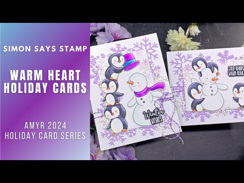 STAMPTEMBER Warm Hearts Card Kit | AmyR 2024 Holiday Card Series #2