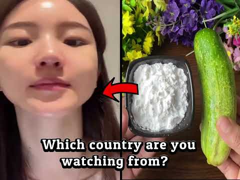 Cucumber and Cornstarch Will Make you an 16-Years-Old Girl no matter Your Age!