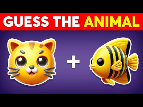 Guess The Animal by Emoji 🐈 🐶 Monkey Quiz