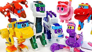 ゴーゴーディーノS5恐竜探検隊の変身ロボット! サウンド ケティ, スピノ, ボルカ! | ドゥドゥポップトイ