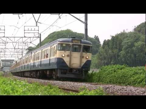 113系マリ113編成＋ 物井駅発車 2011/6/5