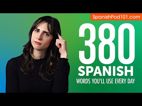 380 Spanish Words You'll Use Every Day - Basic Vocabulary #78