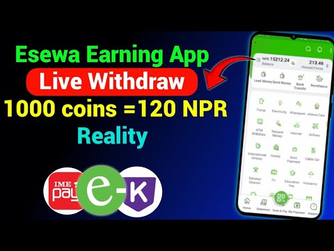 Esewa Earning App Daily NPR. 5000 Income |Khalti Earning App