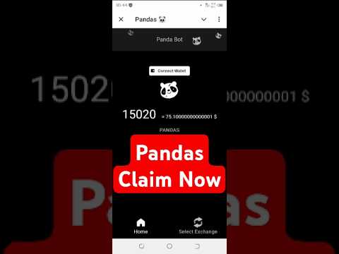 Pandas Withdrawal Full Process | How to withdraw Pandas tokens in exchange Pandas tokens to exchange