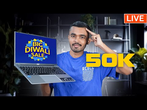 🔴 50K Subs Special Live: QNA / Laptop Deals at Flipkart Big Diwali Sale - Amazon Diwali Sale 2024