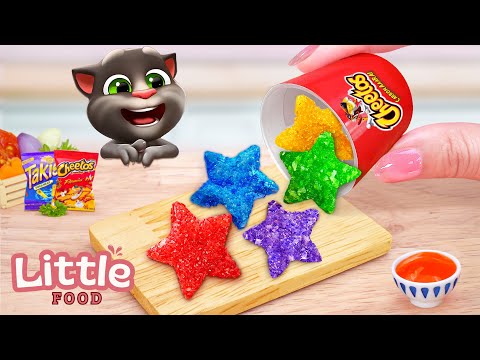 [Special McDonald's Recipe] Colorful Fried Star Chicken Nugget ❤️ Fast Food Recipes From Little Food