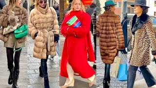 🎅🎄ITALIAN STREET STYLE DECEMBER 2024 WINTER FASHION IDEAS 2025 #vanityfair #milanstreetstyle