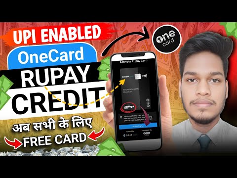 OneCard Lifetime Free Rupay Credit Card || OneCard App Mein Rupay Credit Card Ko Kese Active Kare ||