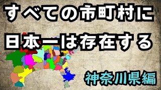 全市町村の日本一を一挙紹介【神奈川県編】