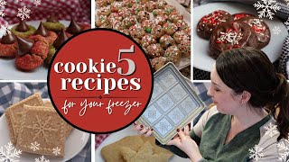 Christmas COOKIE RECIPES for the FREEZER  | Best Holiday Cookie Recipes | Desserts for the Freezer