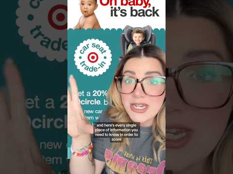 Target Car Seat Trade-In Event—happening NOW until 9/28!