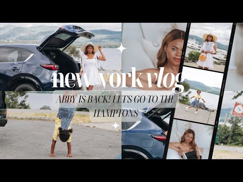 NEW YORK VLOG: ABBY IS BACK! LETS GO TO THE HAMPTONS...| DadouChic