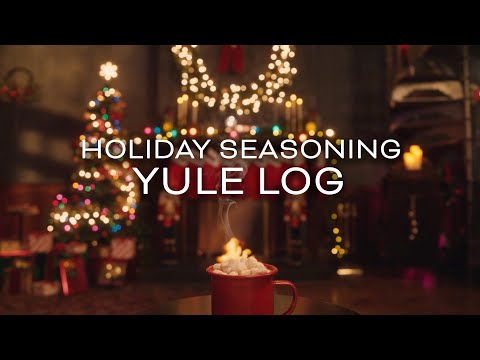 Jimmy Fallon 'Holiday Seasoning' Yule Log