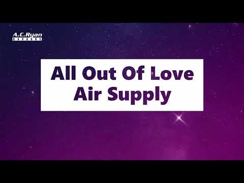 All Out Of Love - Air Supply (Karaoke Version)