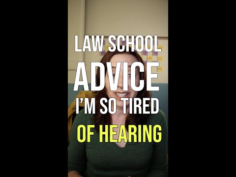 Tips for Law Students | Advice to Avoid