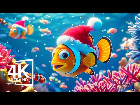 Aquarium 4K VIDEO (ULTRA HD) 🐠Beautiful Relaxing Coral Reef Fish, Healing Mind, Body and Soul #39