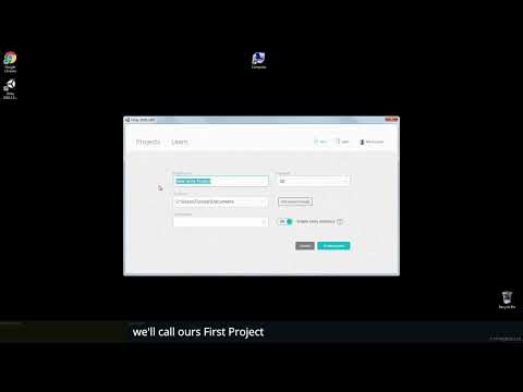 Part 4 Module 1:  Video 02 Creating a Project