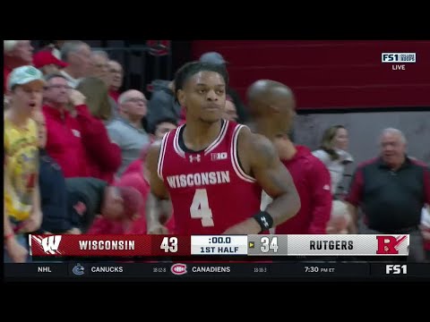 Highlights at Rutgers || Wisconsin Basketball || Jan. 6, 2025