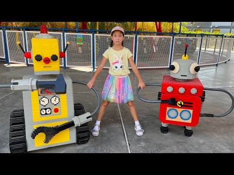 Sofia and Max Family Day in Legoland+ More Adventure Stories in Amusement Park