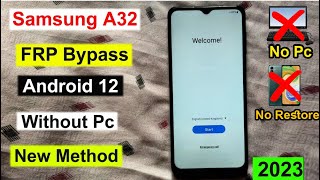 Samsung Galaxy A32 FRP Bypass Android 12 | Gmail/Google Lock Remove Samsung A325F/A532M Without Pc