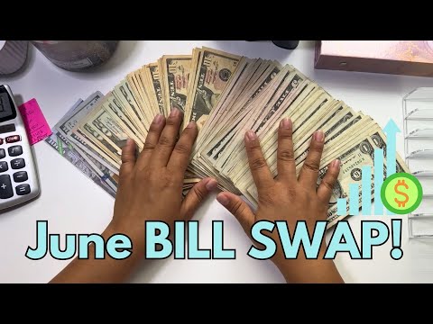 June Bill Condensing - Let's Swap Bills and Condense My Cash Envelopes! - #billexchange