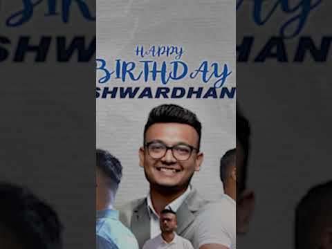 HAPPY BIRTHDAY HARSHWARDHAN SIR